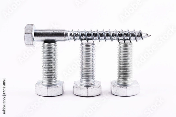 Fototapeta Vier Schrauben