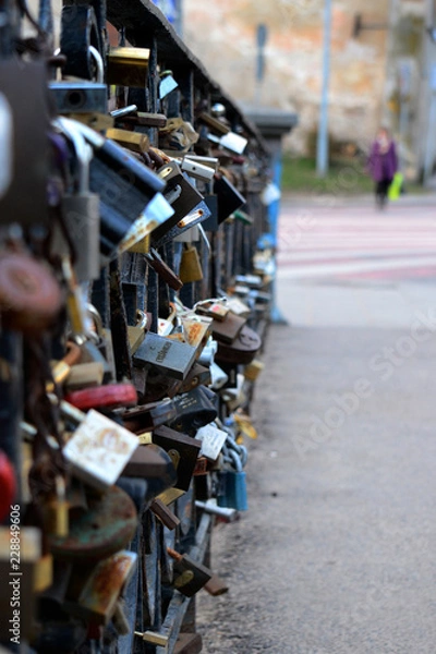 Fototapeta Love locks