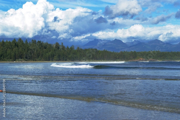 Fototapeta Ocean beach waves