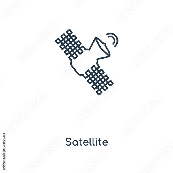 Fototapeta satellite icon vector
