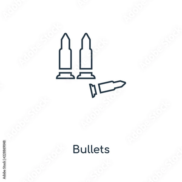 Fototapeta bullets icon vector