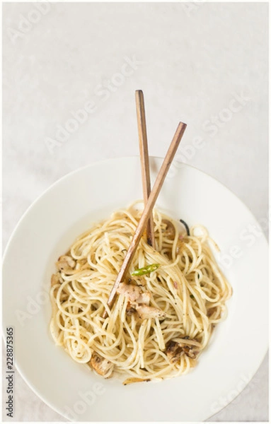 Obraz noodles with chopsticks
