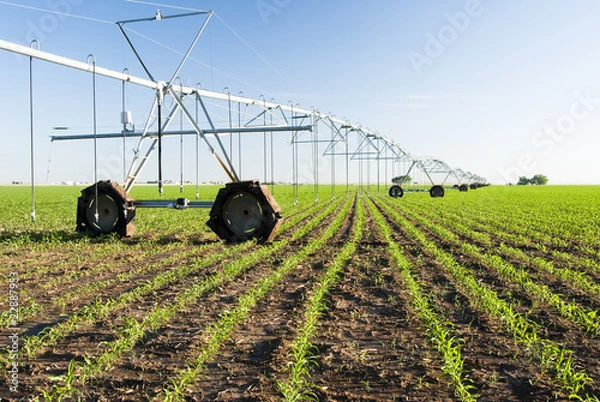 Obraz center pivot irrigation system