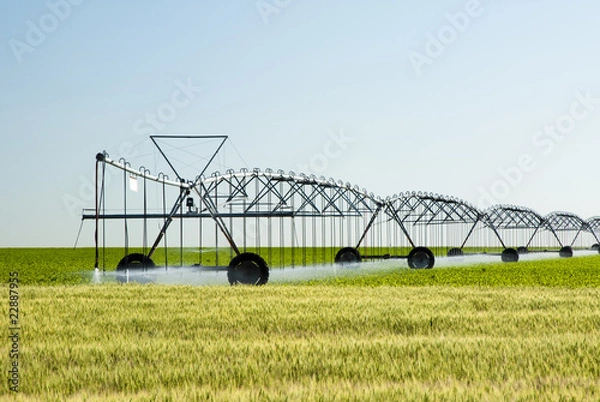 Obraz center pivot irrigation system
