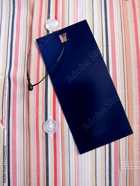 Obraz label on shirt