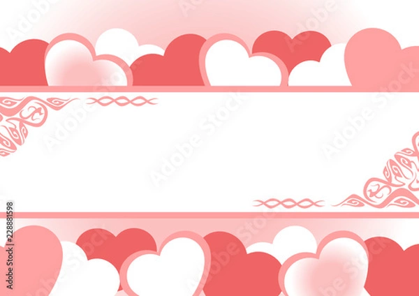 Obraz Valentine's day card