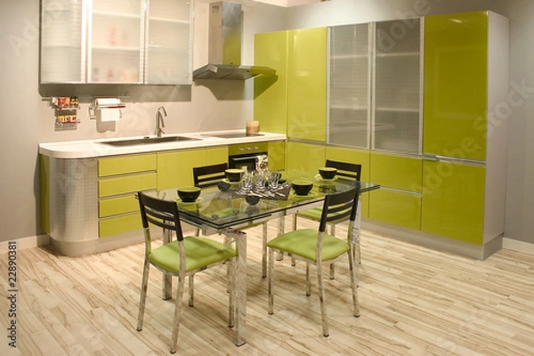Obraz contemporary kitchen interior