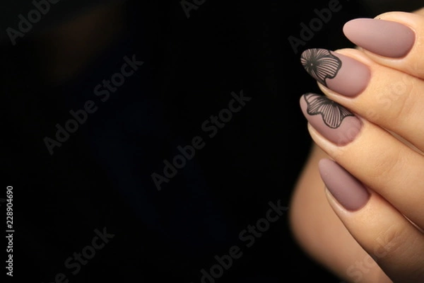 Fototapeta glamorous manicure design