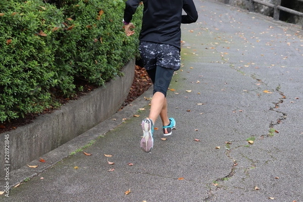 Obraz ジョギングする女性