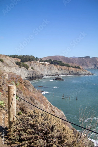 Obraz Pacific Ocean Cliffs