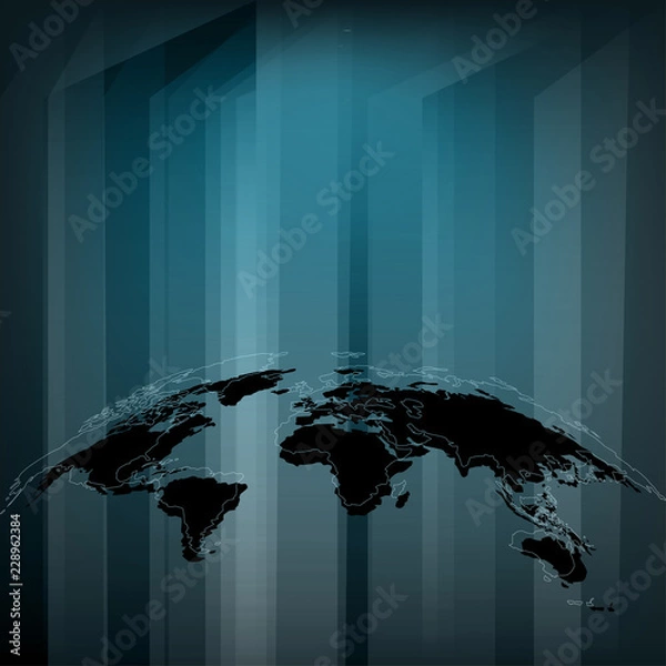 Fototapeta Abstract world map.Background.
