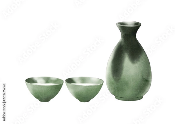 Fototapeta gorące sake