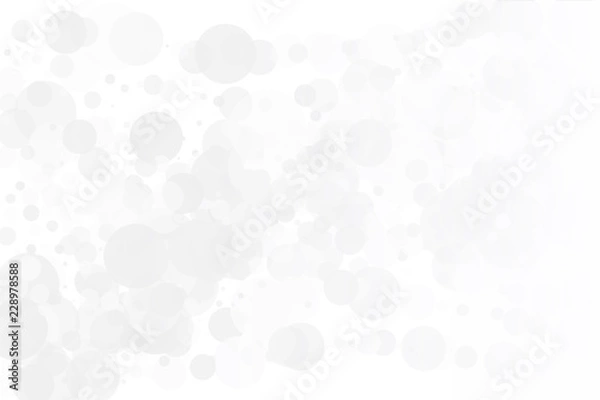 Fototapeta White-grey background. Light texture with bokeh effect. Scalable vector graphics. Delicate, elegant pattern 