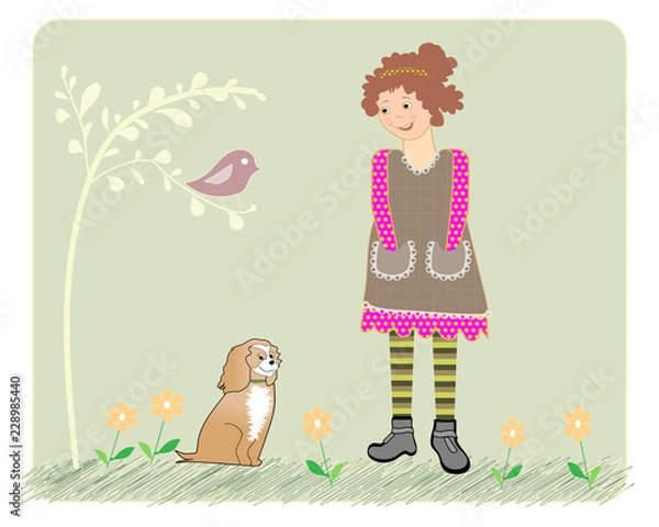 Obraz vector illustration for children