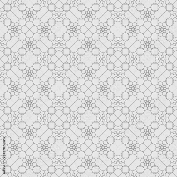 Fototapeta Seamless pattern of geometric shapes. Polygonal mosaic pattern