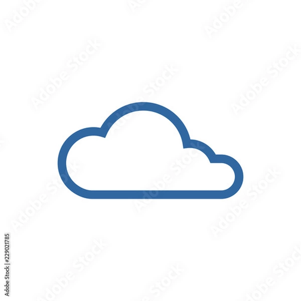 Obraz Cloud icon. Cloud vector icon