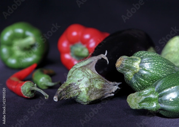 Obraz rohes Gemüse