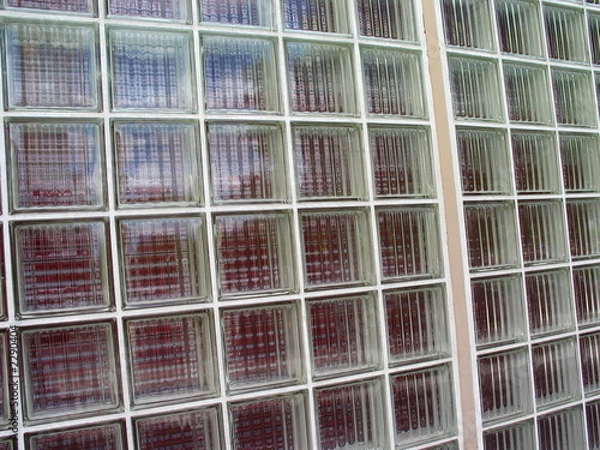 Obraz glass block wall