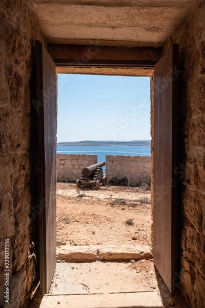 Obraz Saint Mary's Battery at Comino