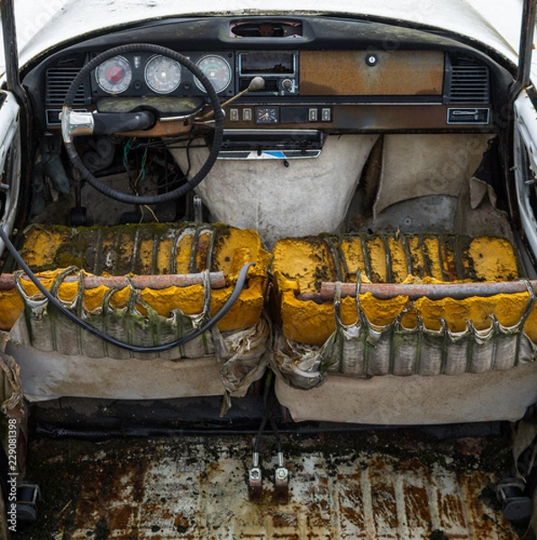 Fototapeta Autowrack von oben