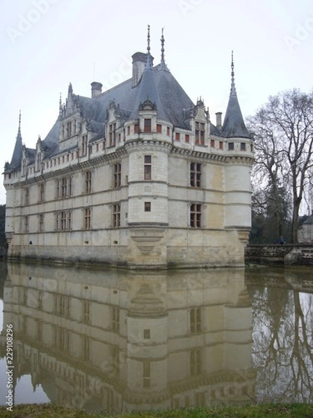 Fototapeta French chateau