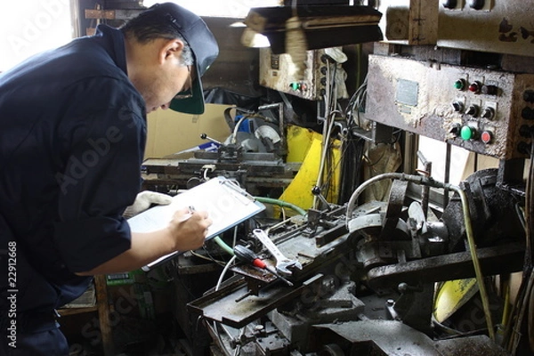 Obraz 町工場　職人