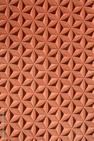 Obraz wall flower pattern