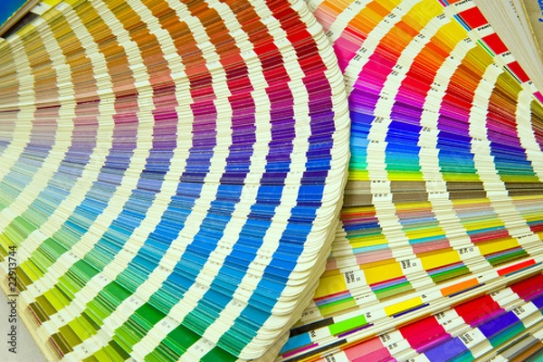 Obraz Offset printing color guide