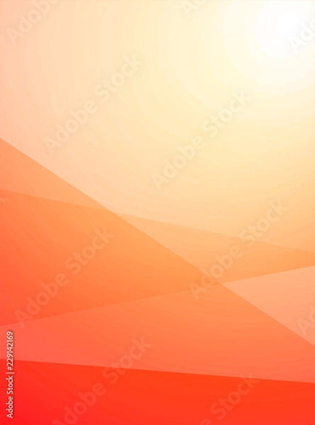 Obraz Wonderful bright background for the business orders, holidays and party. Orange Vertical Backdrop in Summer Sunny Mood.