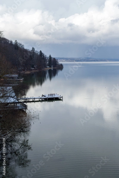 Obraz pond over lake