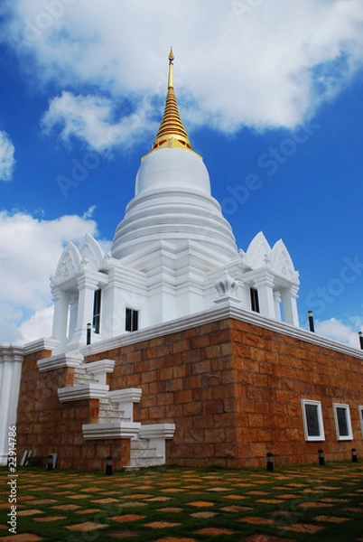 Fototapeta White pagoda