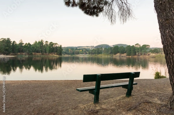 Obraz Lake Sambell in Beechworth in north east Victoria, Australia