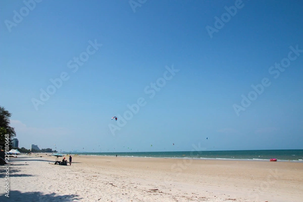 Obraz Beautiful sky and beach.