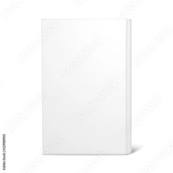 Obraz Mockup blank book, template for design. Vector illustartion