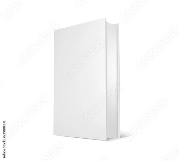 Obraz Mockup blank book, template for design. Vector illustartion