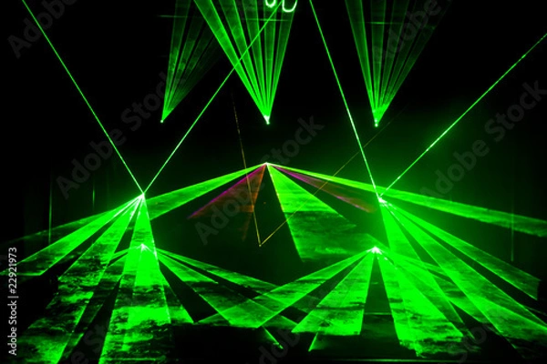 Obraz Disco and laser show