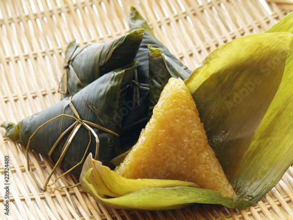 Obraz 山形県庄内地方の郷土料理、笹巻き