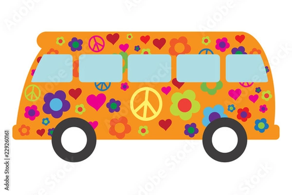 Obraz Хиппи автобус