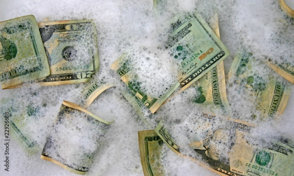 Obraz Washing money2