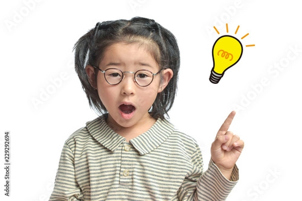 Obraz ひらめくこども