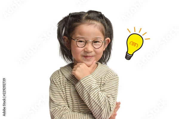 Obraz ひらめくこども