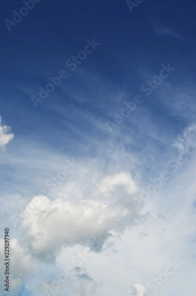 Obraz blue sky with clouds