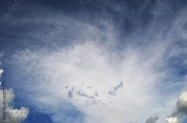 Obraz blue sky with clouds