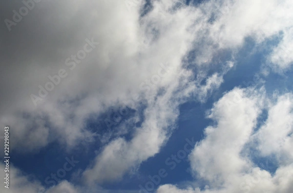 Obraz blue sky with clouds