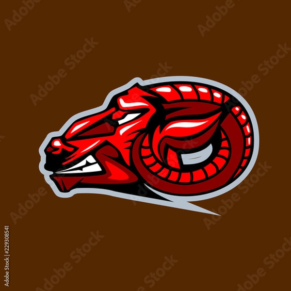 Fototapeta Ram. Cartoon style.