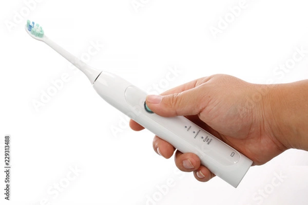 Fototapeta white Electric toothbrush