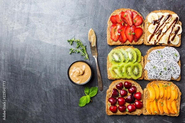 Obraz Sandwiches of toast