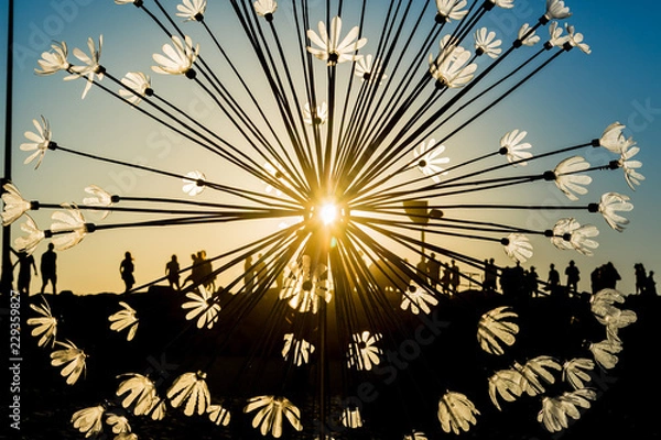 Fototapeta Abstract sunset