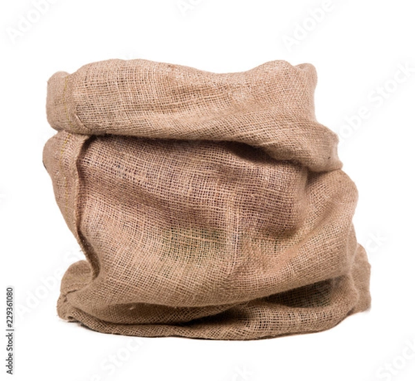 Obraz empty burlap bag or sack