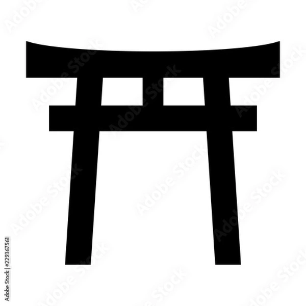 Obraz 鳥居　正月　アイコン　